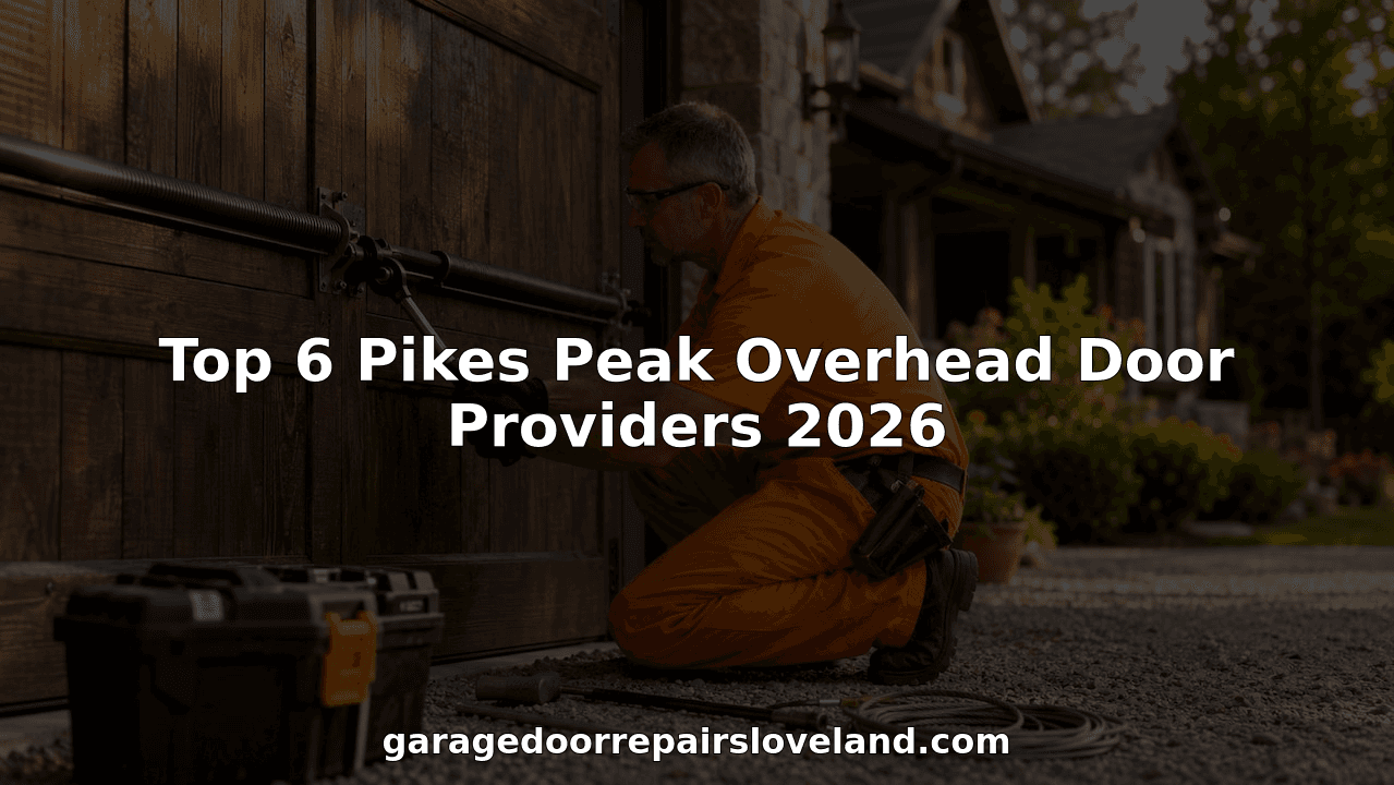 Top 6 Pikes Peak Overhead Door Providers 2026