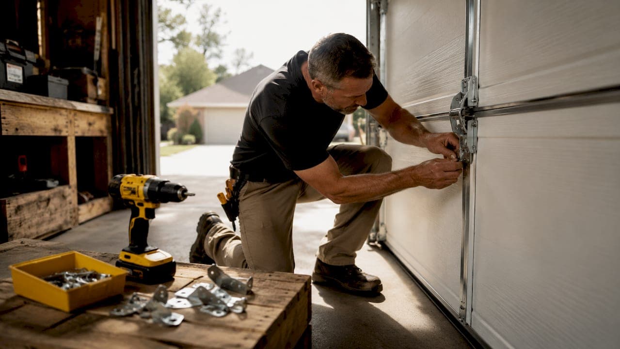 Garage Door Panel Hinges: A DIY Repair Guide