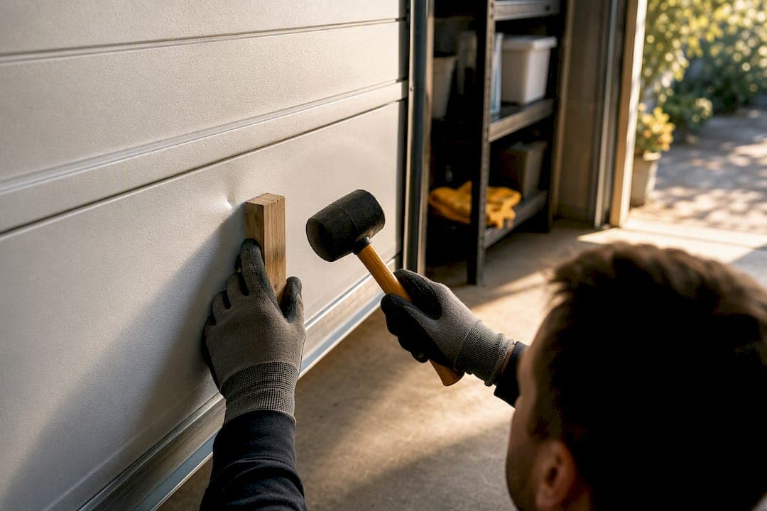 $98–$371: When Homeowners Should DIY Garage Door Dent Repair