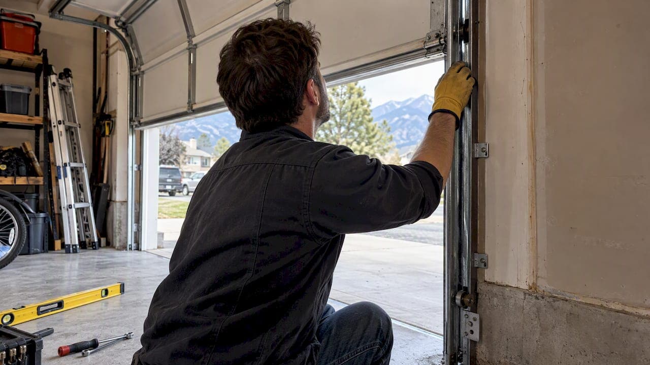 Prevent Spring Injury: 2 Garage Door Track Alignment Checks for Homeowners