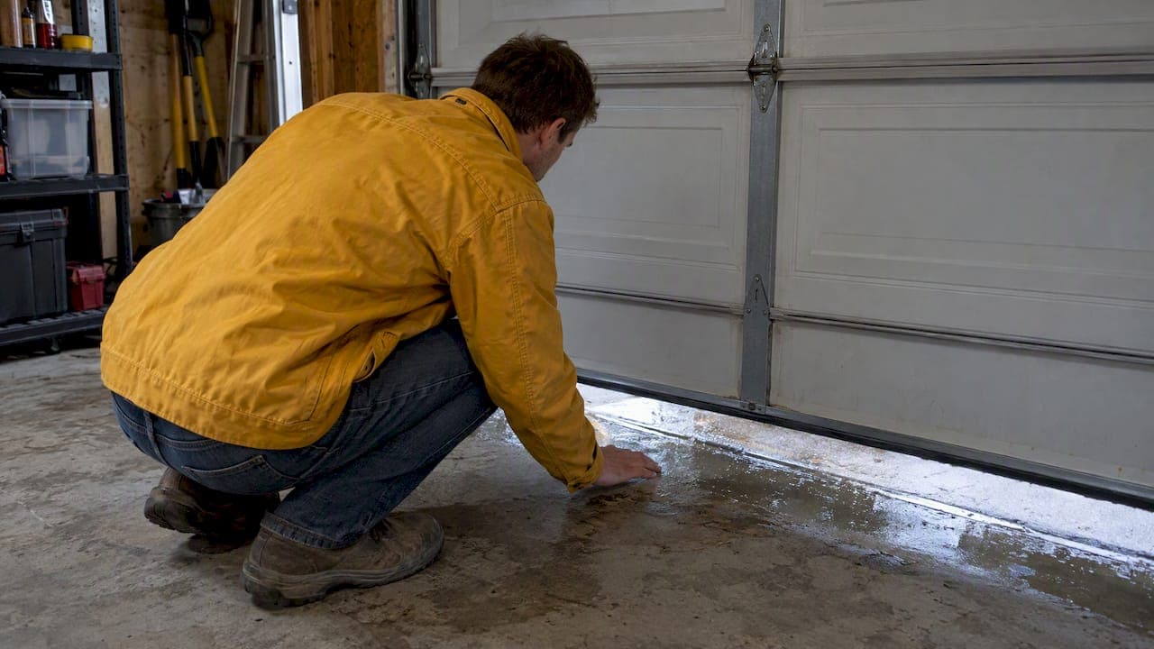 5 Low Cost Fixes for Water Under a Garage Door Before Calling a Pro