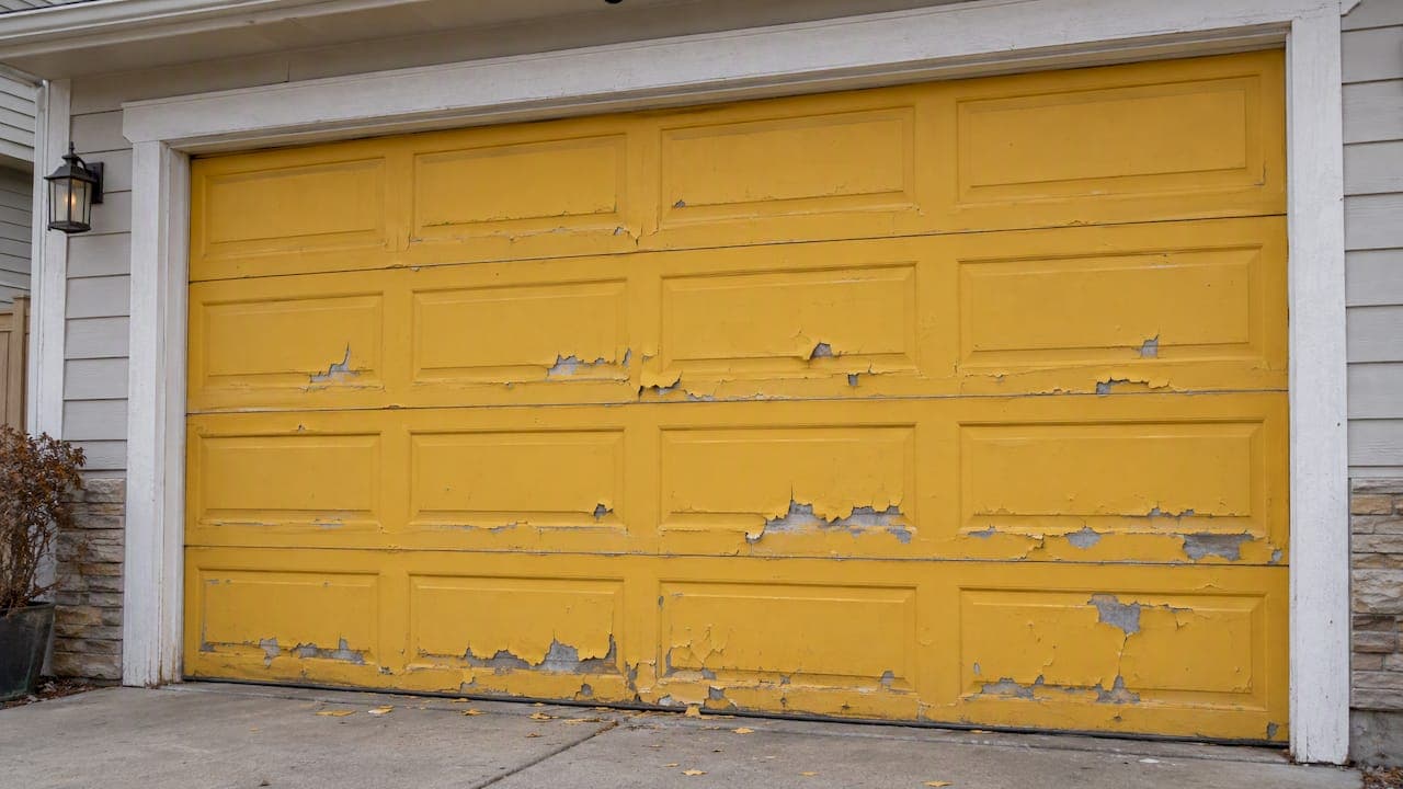 Garage Door Paint Peeling: Causes and How to Fix It